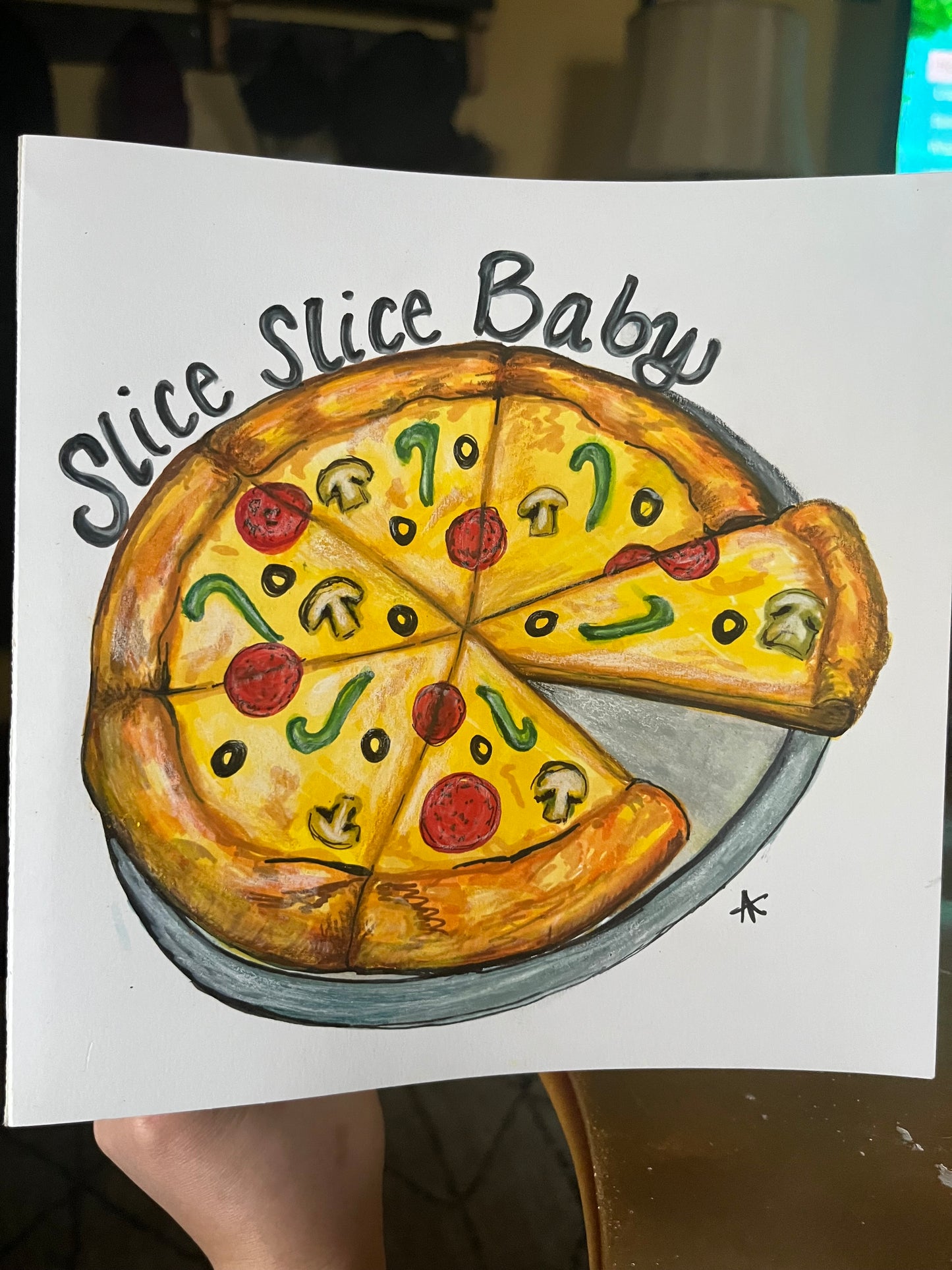 Slice Slice Baby Magnet