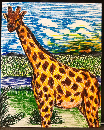 Giraffe Sticker
