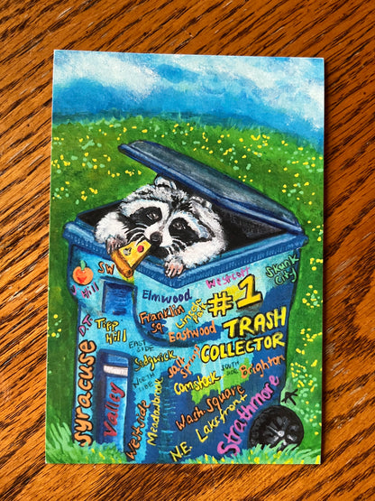 #1 Trash Collector Syracuse Postcard