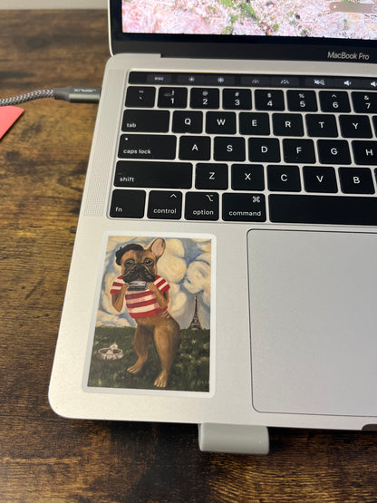 French Bulldog in Paris Sticker
