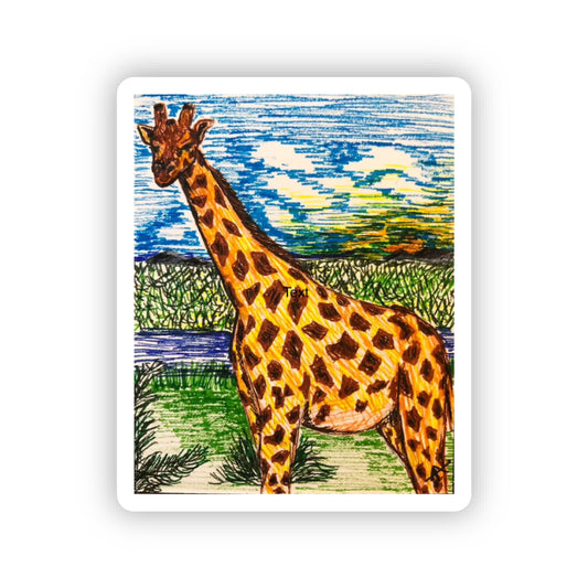 Giraffe Sticker