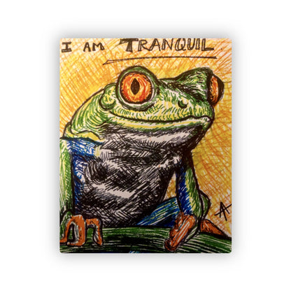 Tranquil Tree Frog Sticker