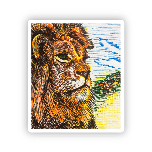 Lion Sticker