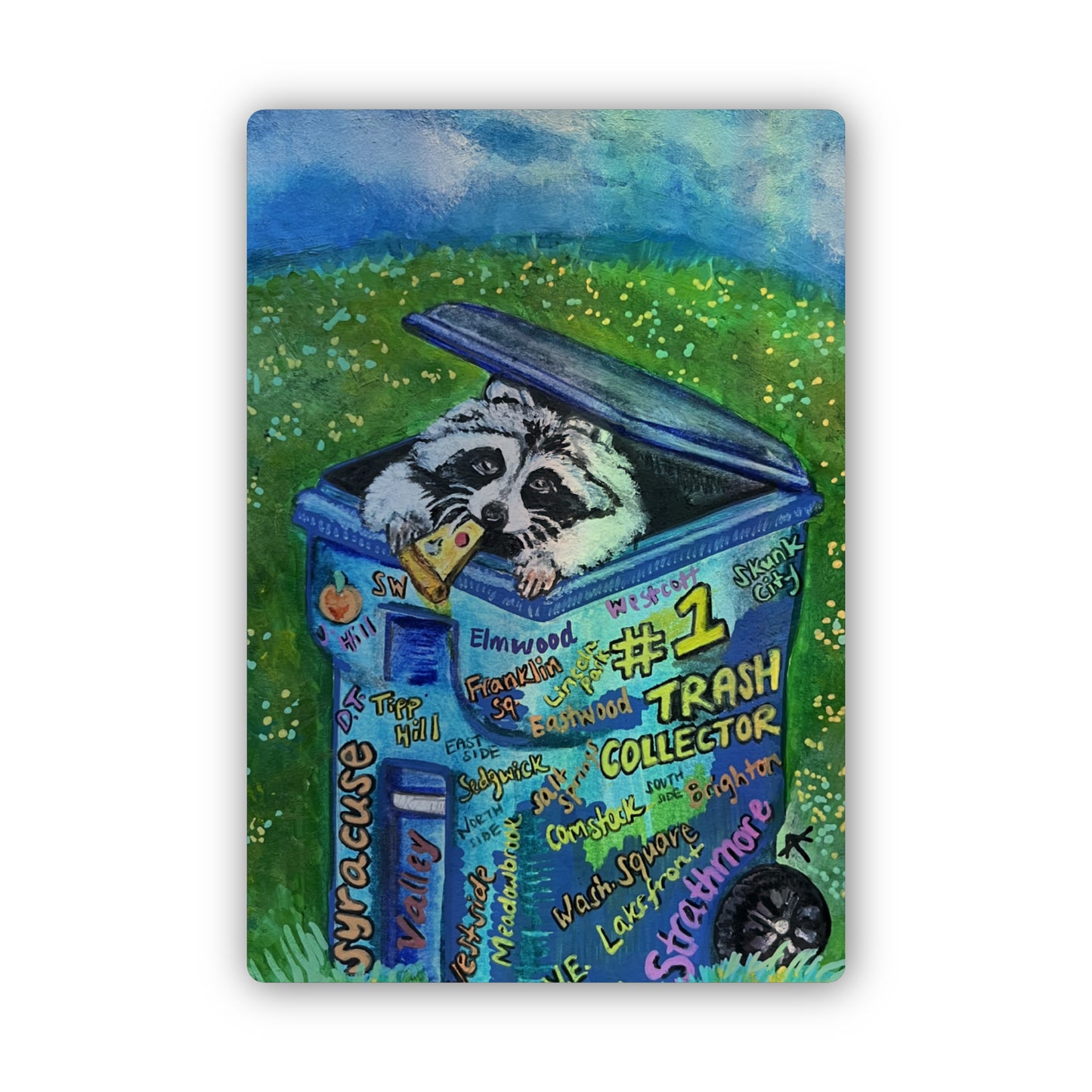 #1 Trash Collector Holographic Sticker