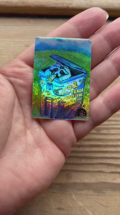 #1 Trash Collector Holographic Sticker